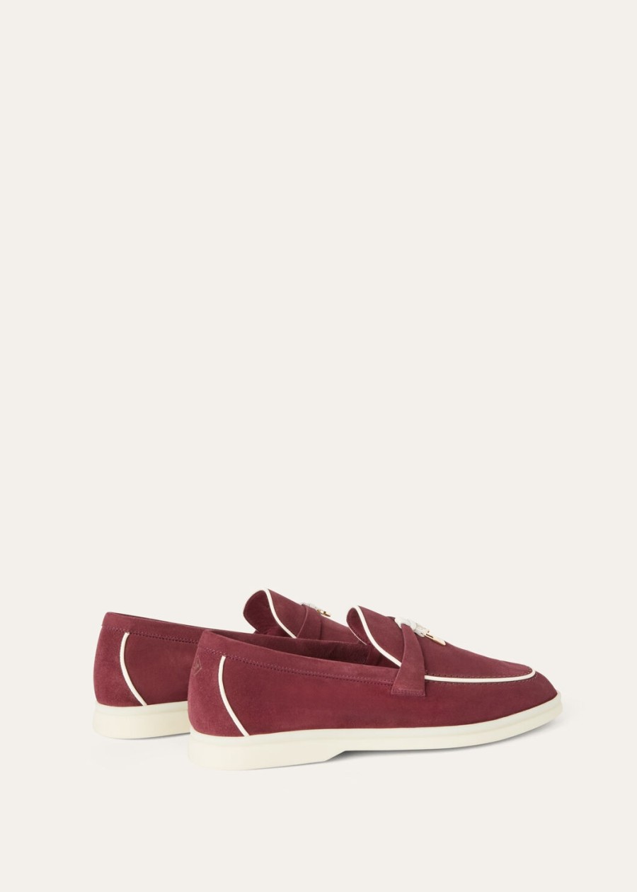 summer charms walk loafers suède geitenleer azuki beans