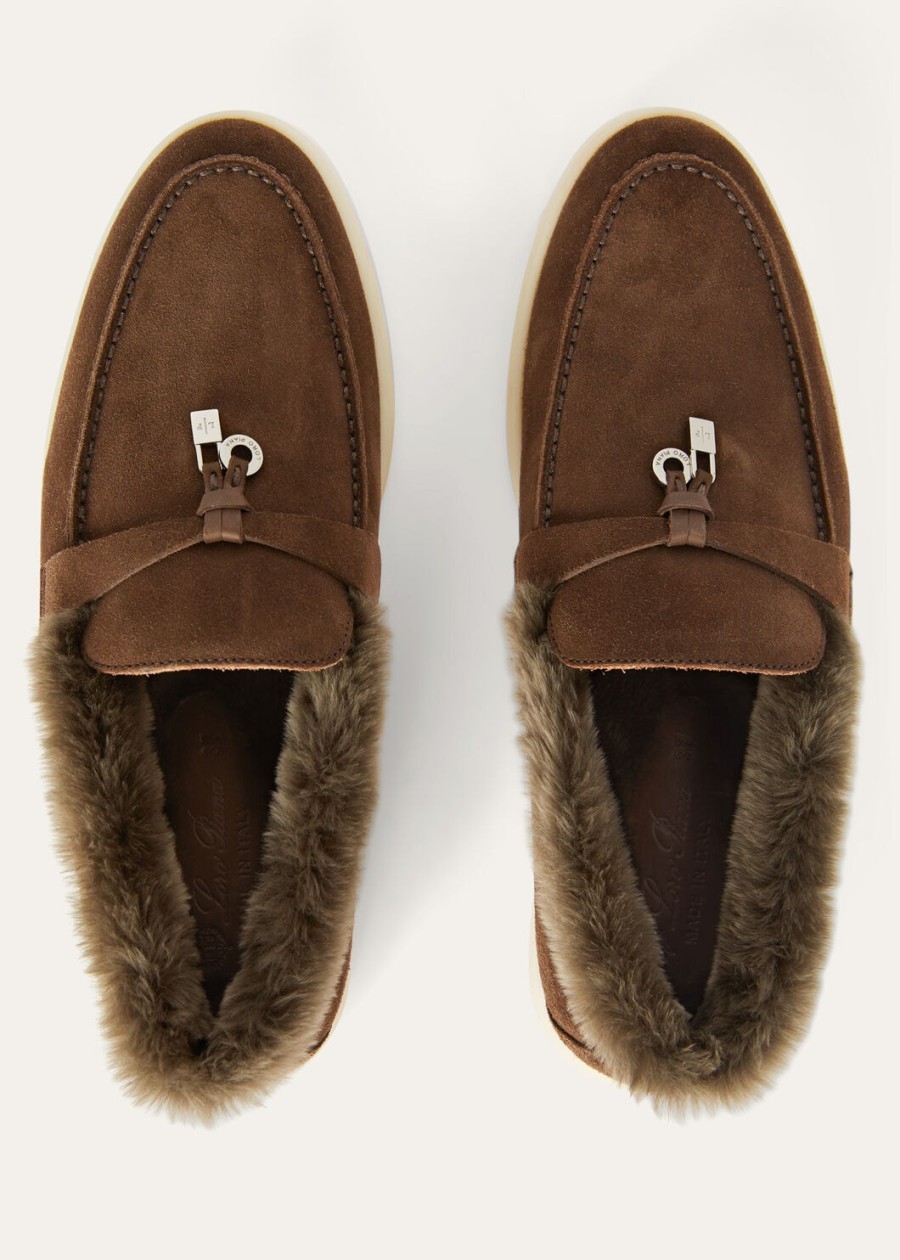 summer charms walk loafer suede tawny bark
