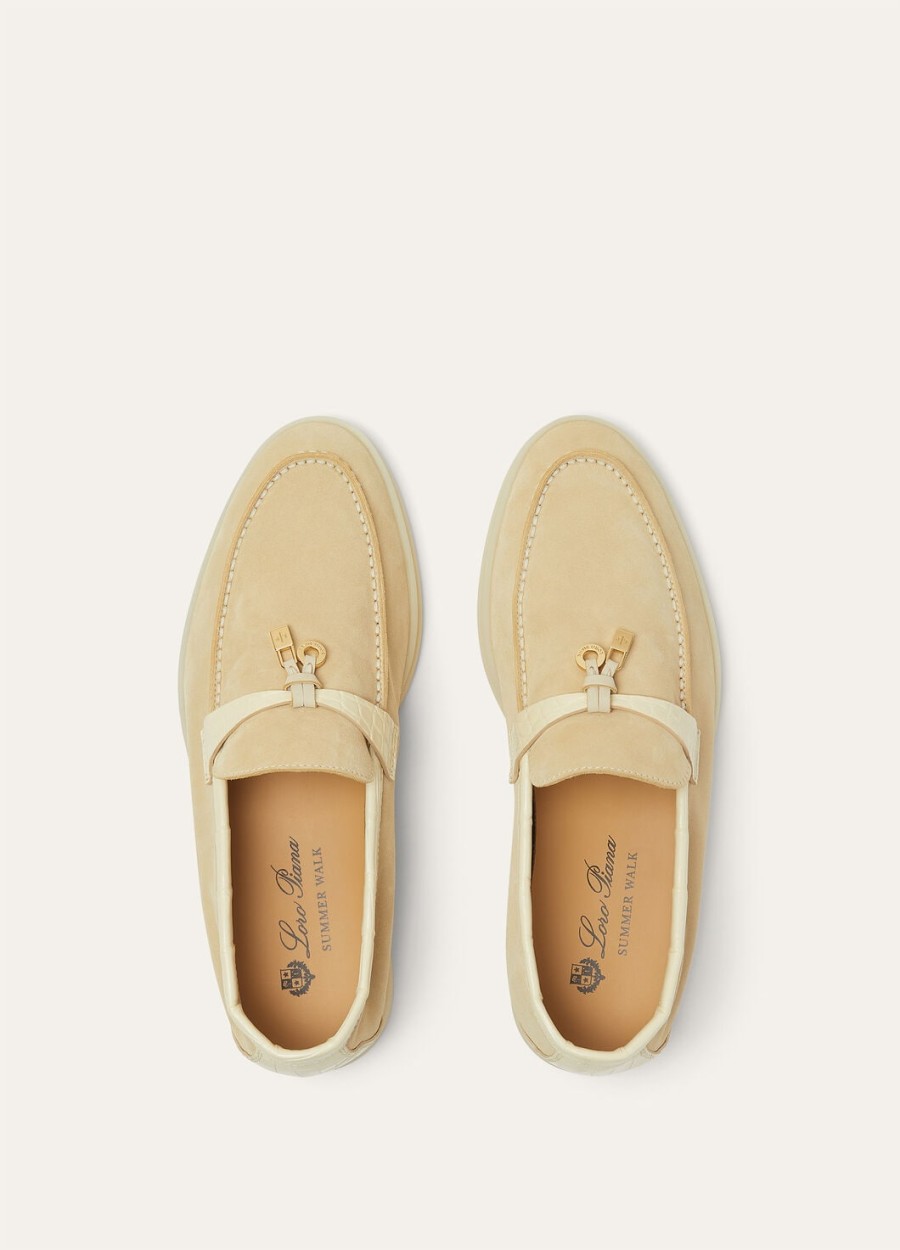 summer charms walk loafers suede butter