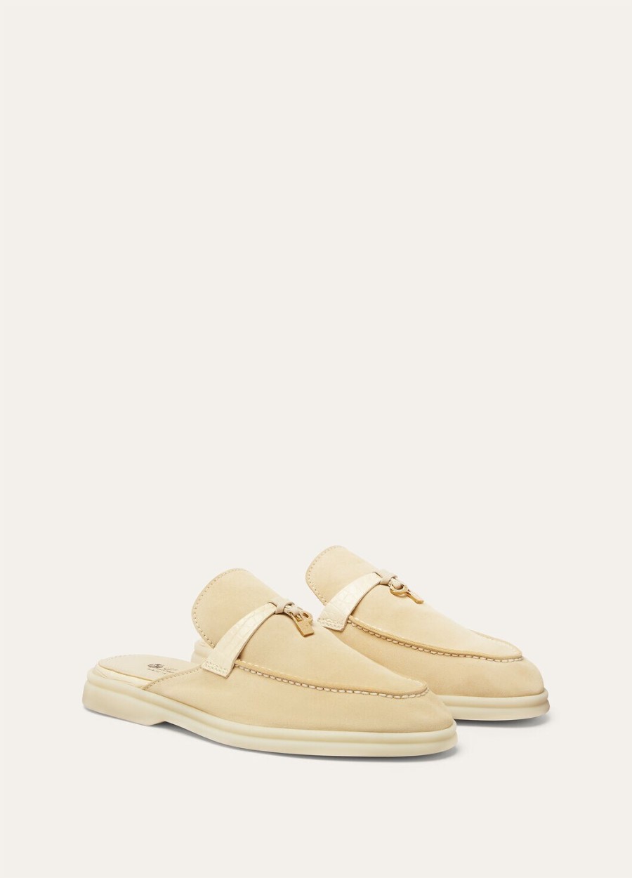 charms walk babouche loafer suede butter