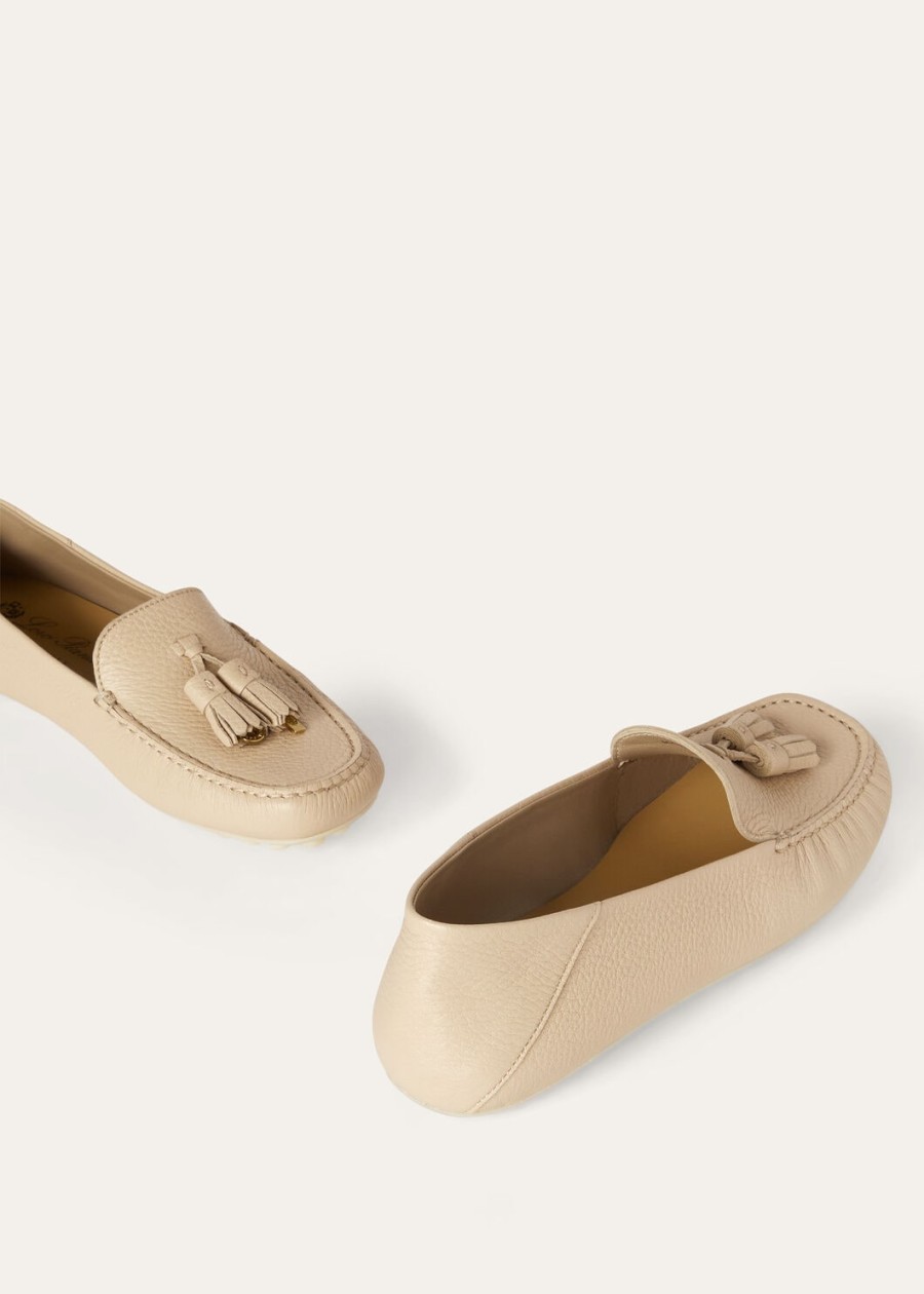 dot sole walk loafer suede natural light camel
