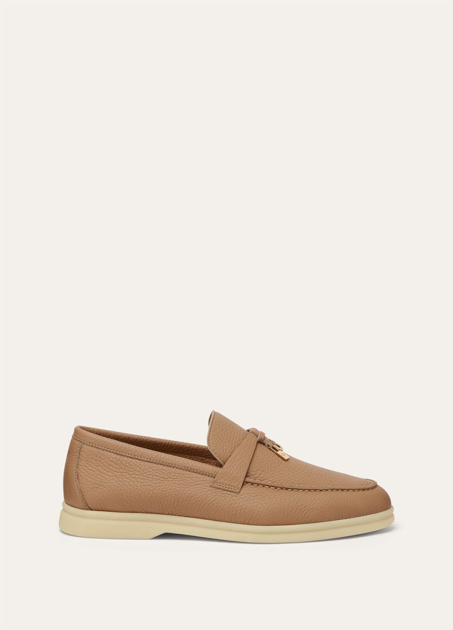 summer charms walk loafers hertenleer crème bignet