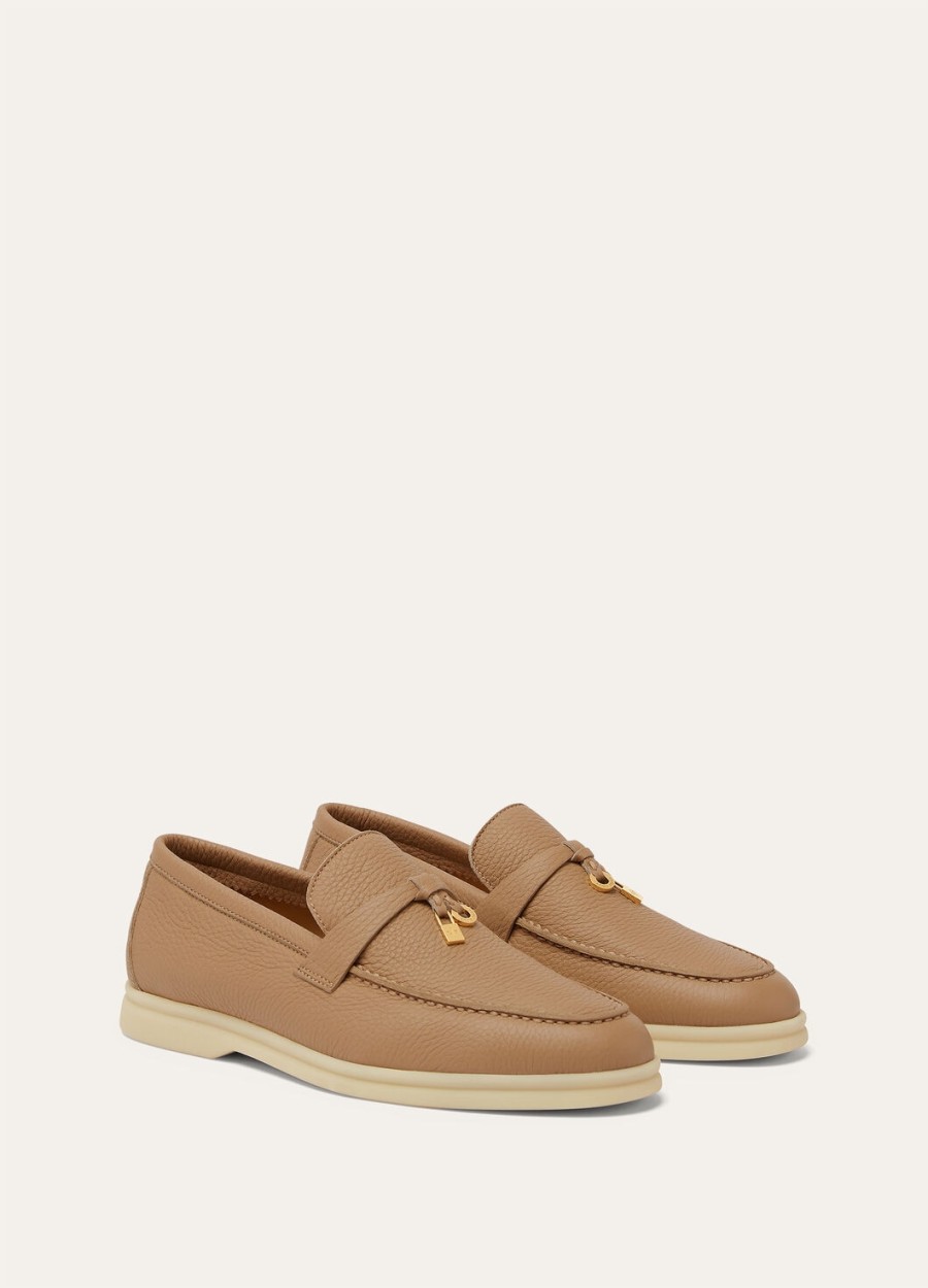 summer charms walk loafers hertenleer crème bignet
