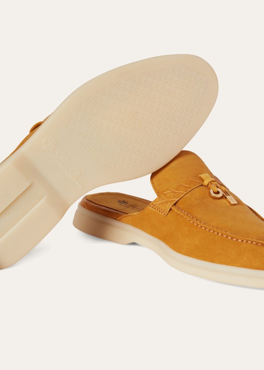nautical charms walk babouche loafers suède cinnamon cafe