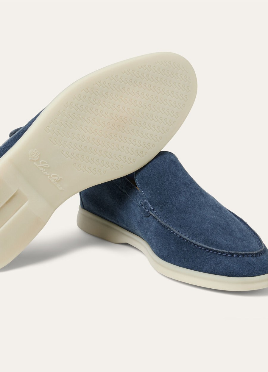 summer walk suede loafers black figs