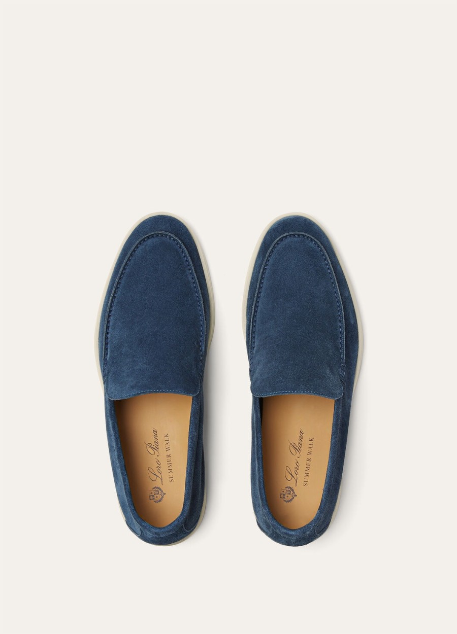 summer walk suede loafers black figs