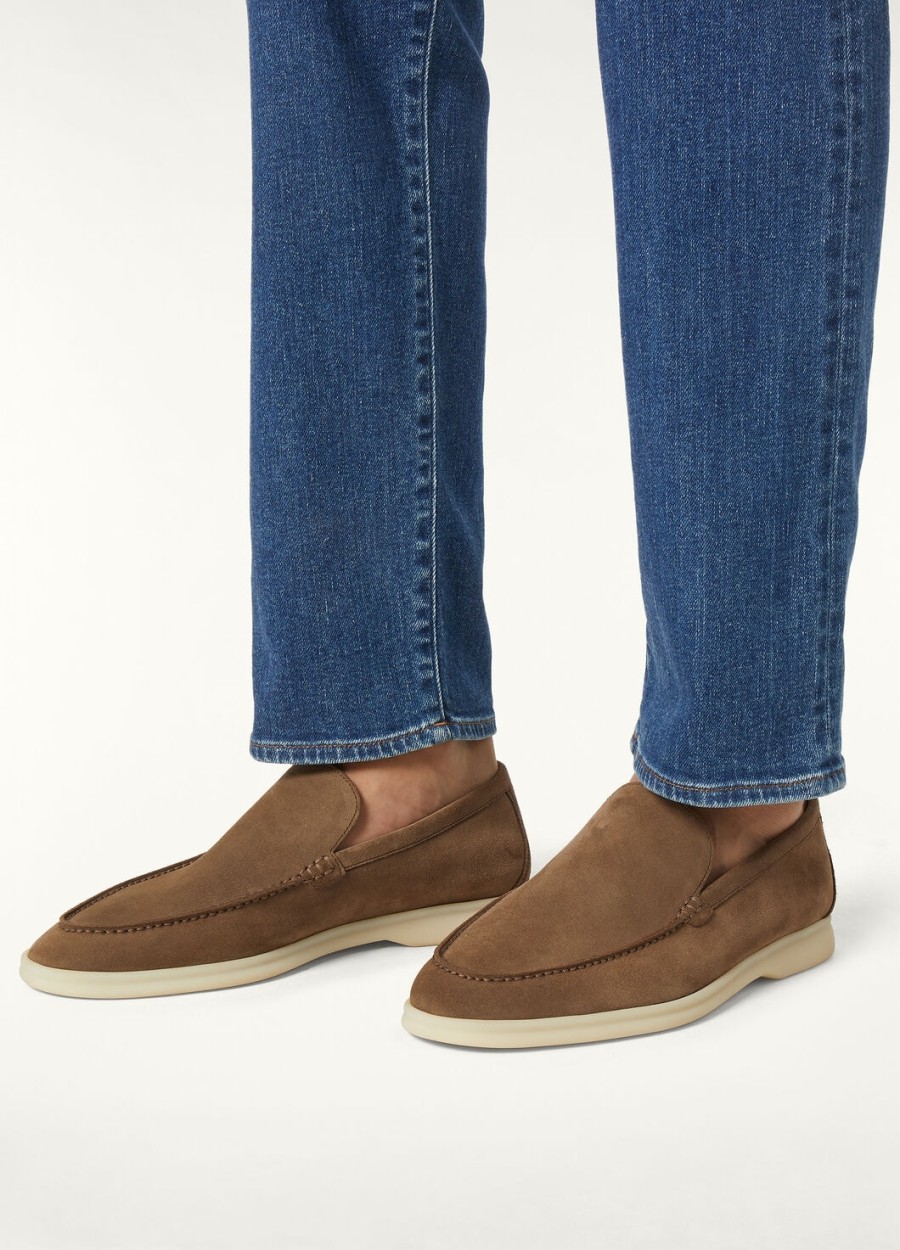 summer walk loafers suede dusk