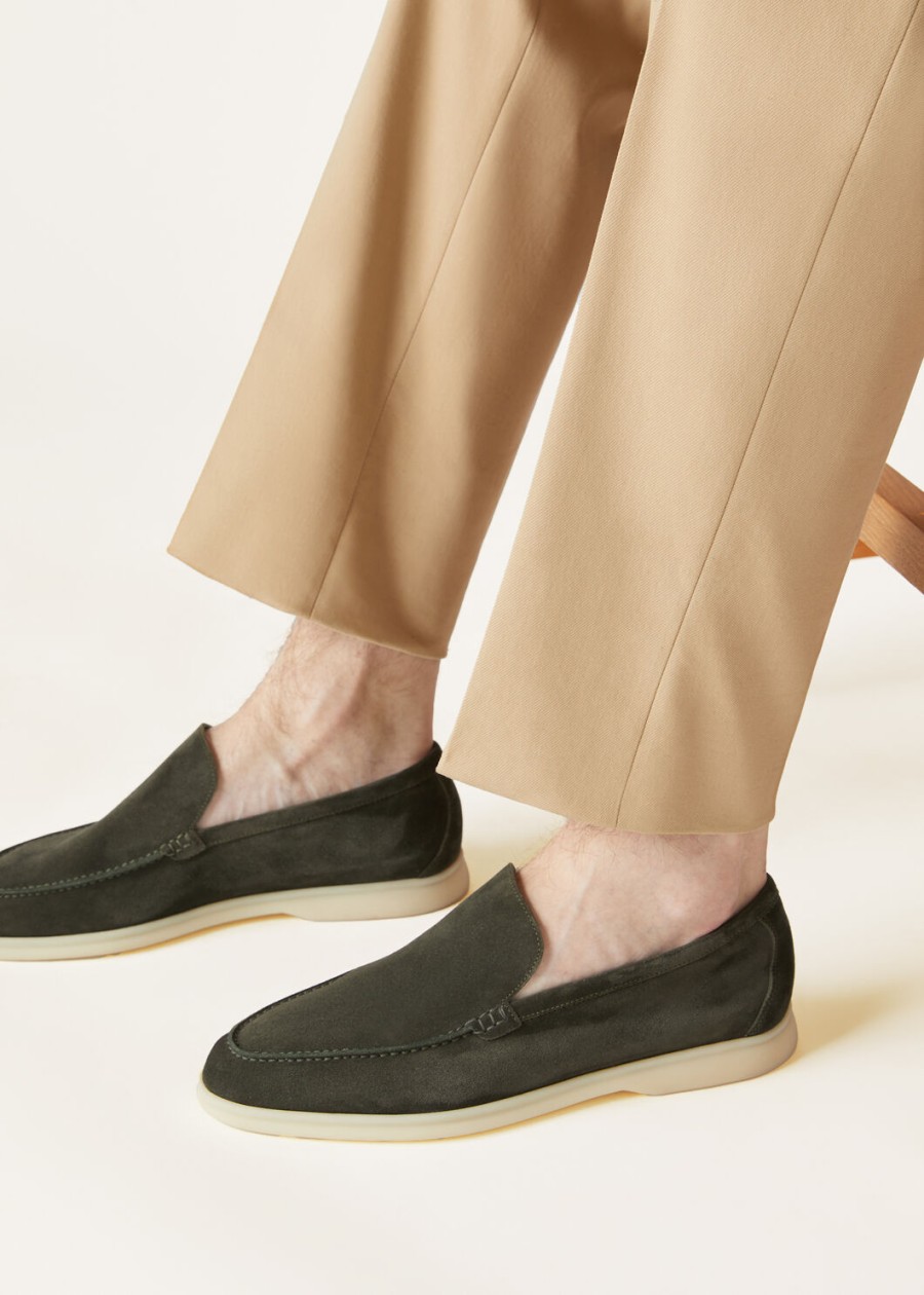 summer walk loafer suede mimetic