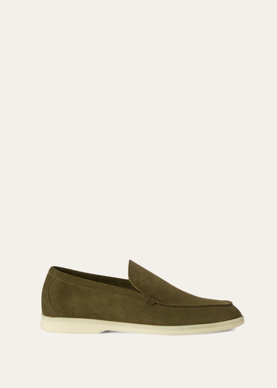 zomerwandeling loafer suede loden