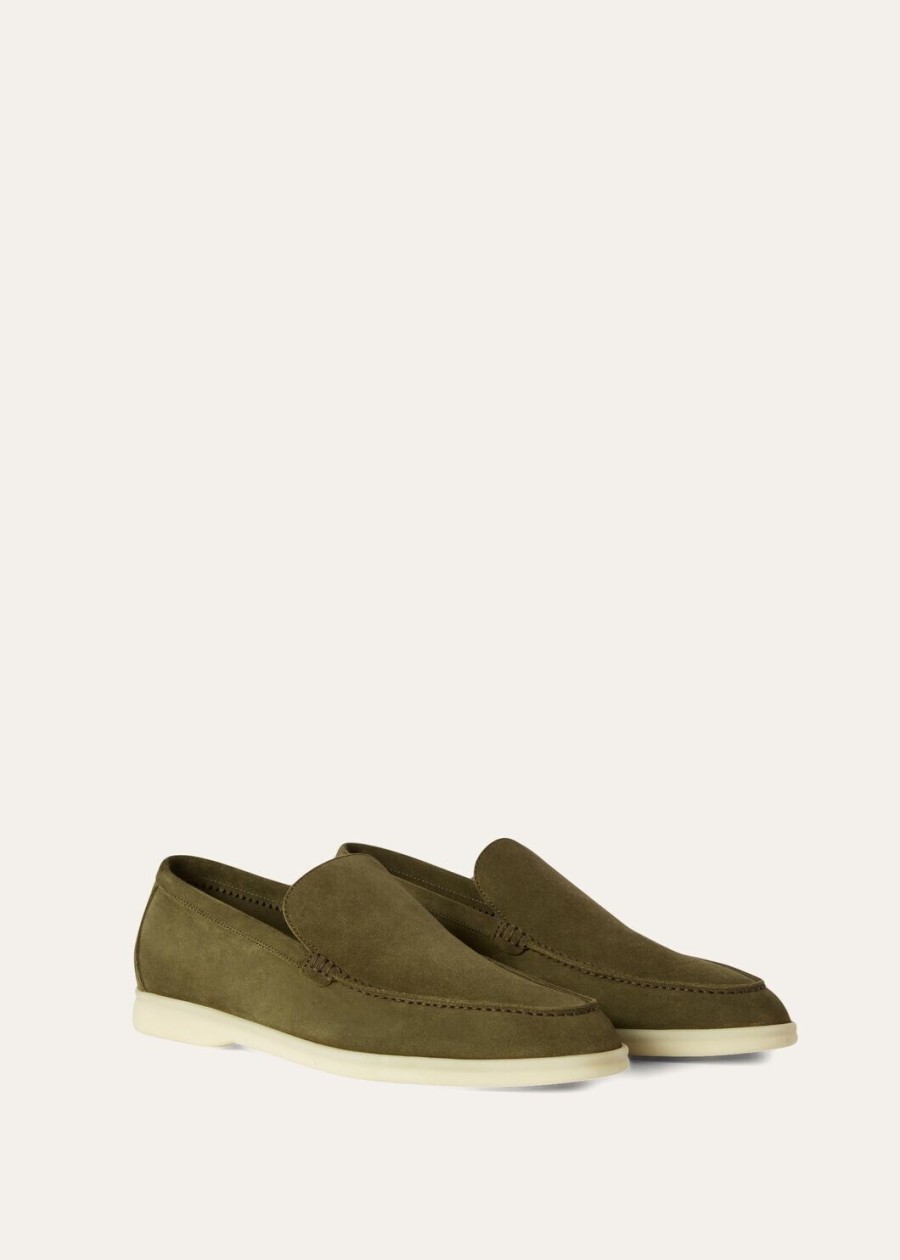 zomerwandeling loafer suede loden