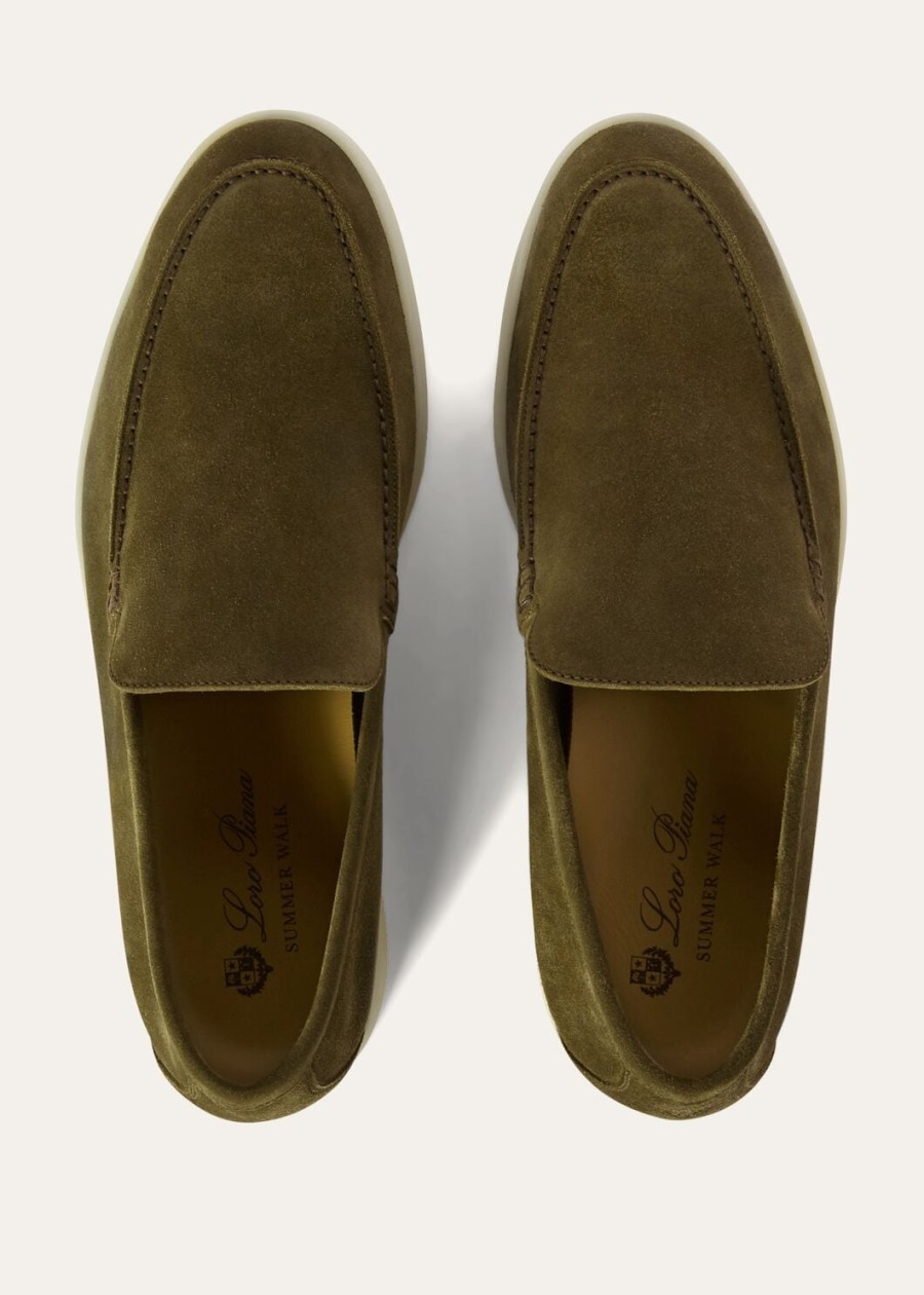 zomerwandeling loafer suede loden