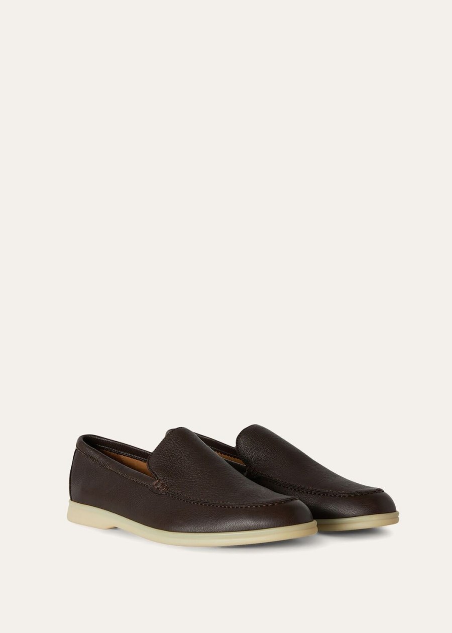 summer walk loafers van elandleer ultradonkerbruin