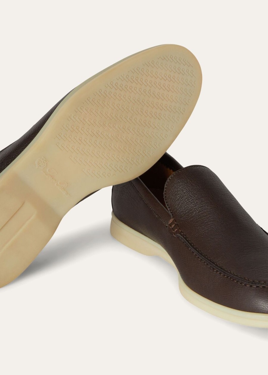 summer walk loafers van elandleer ultradonkerbruin