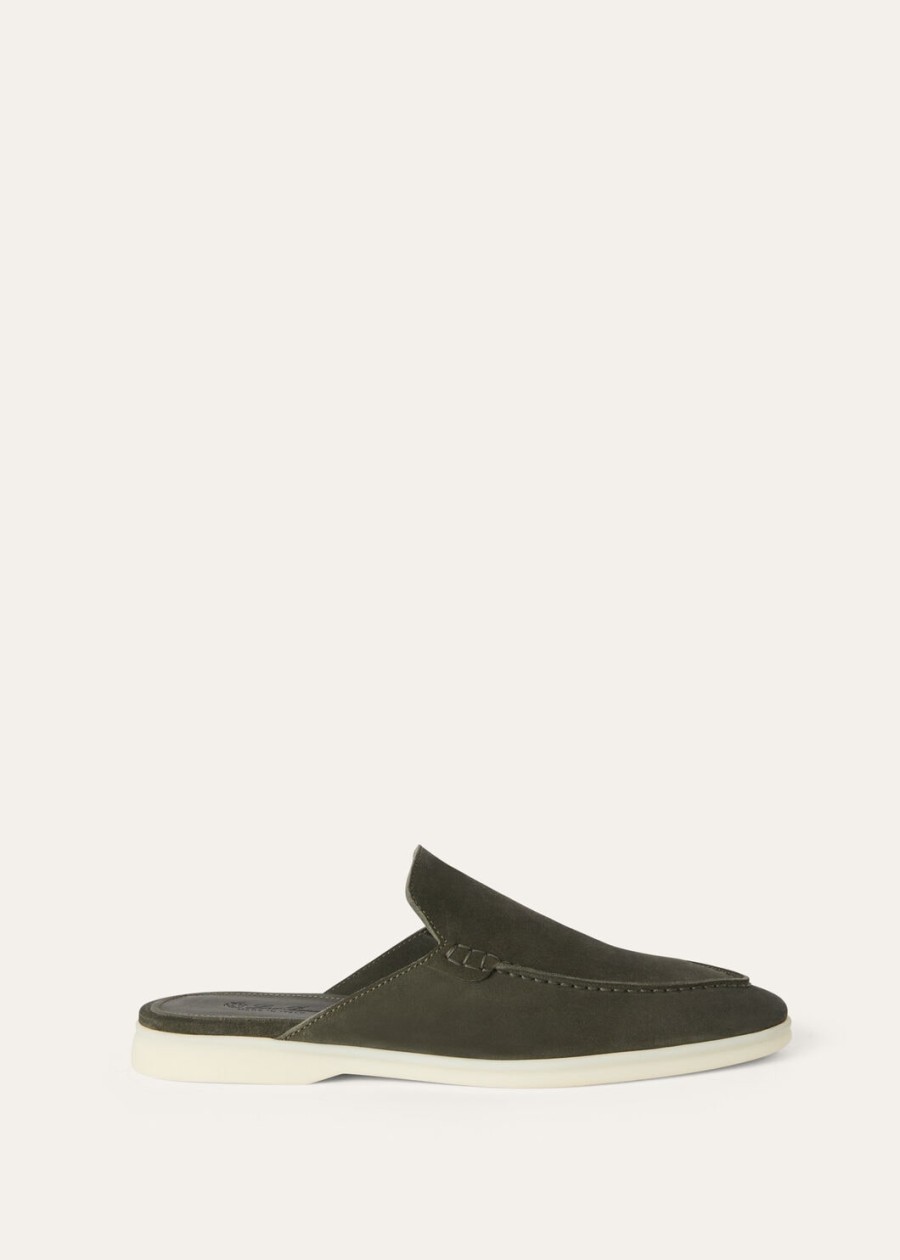 babouche walk loafer suede mimetic