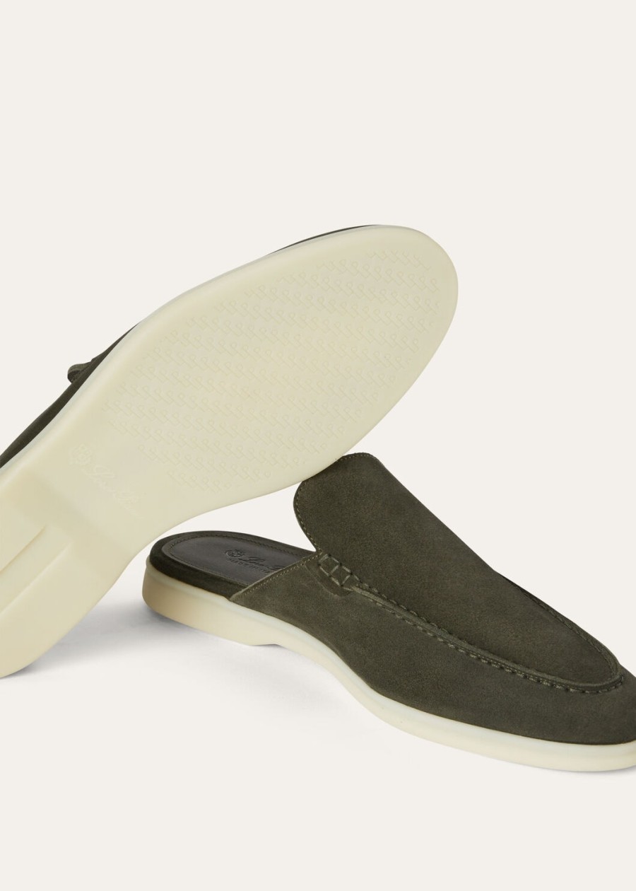 babouche walk loafer suede mimetic