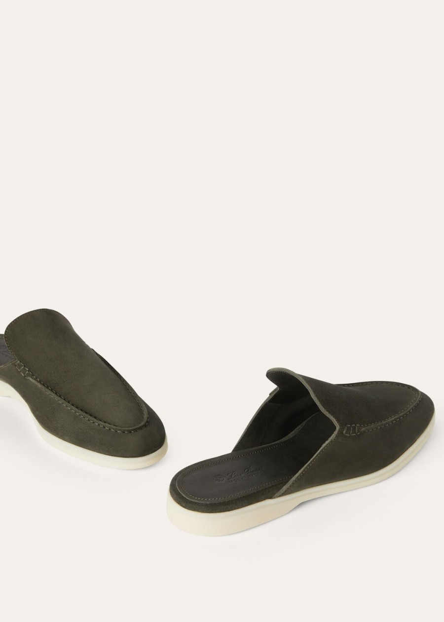 babouche walk loafer suede mimetic