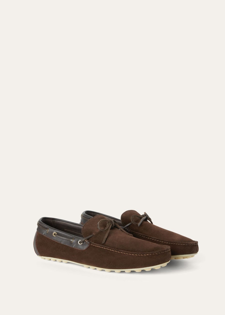 dot sole walk loafers ox chocolate leather