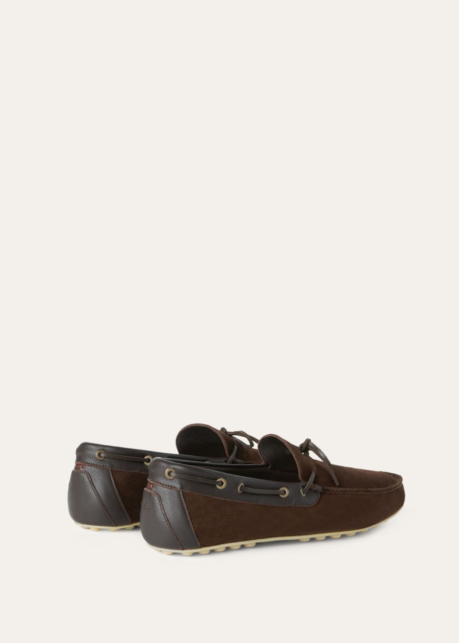 dot sole walk loafers ox chocolate leather