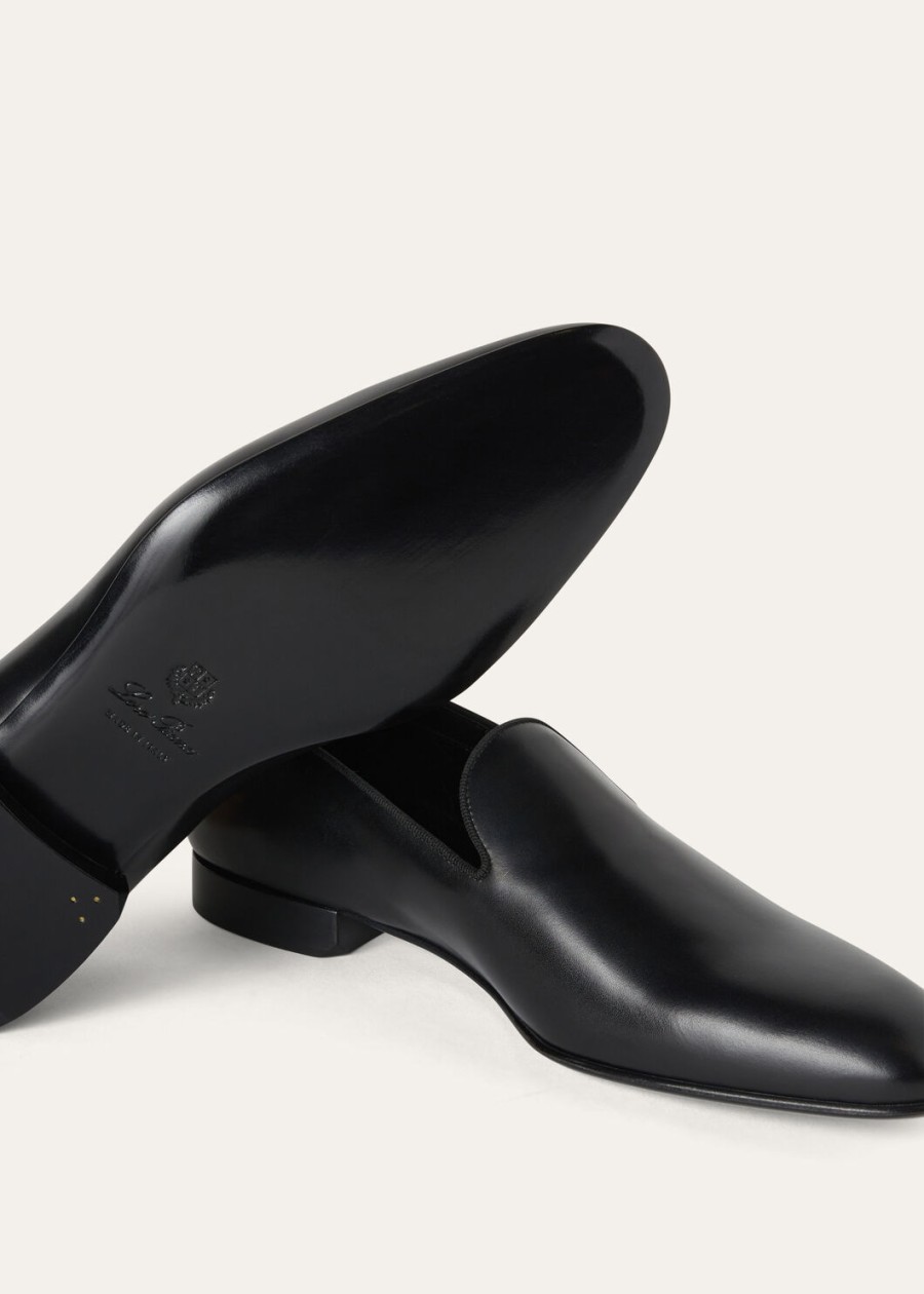 henry walk slippers van zwart suède