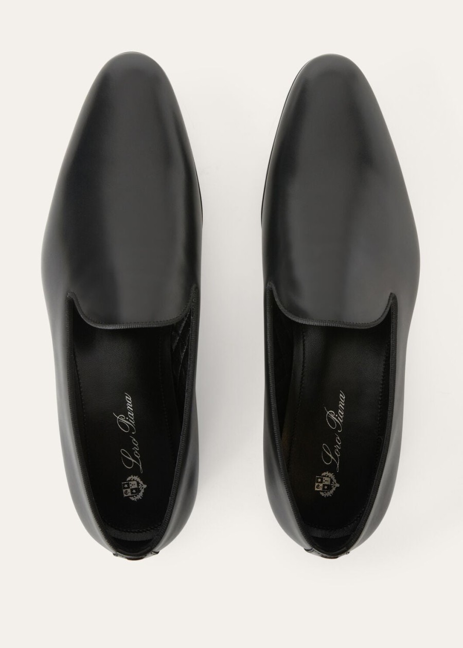 henry walk slippers van zwart suède