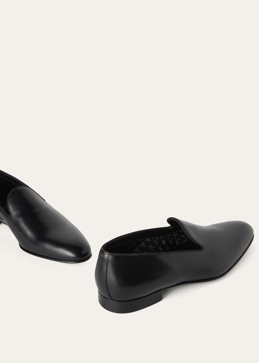 henry walk slippers van zwart suède
