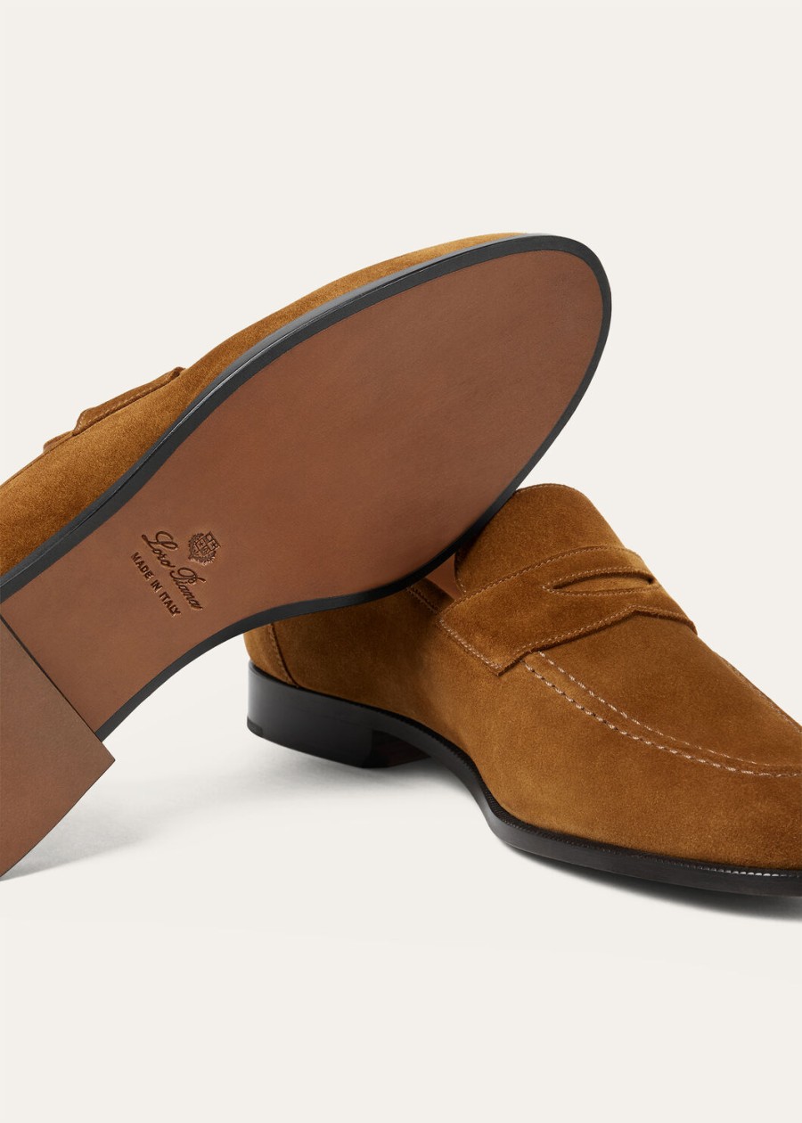 sergio loafers van ossenbruin leer