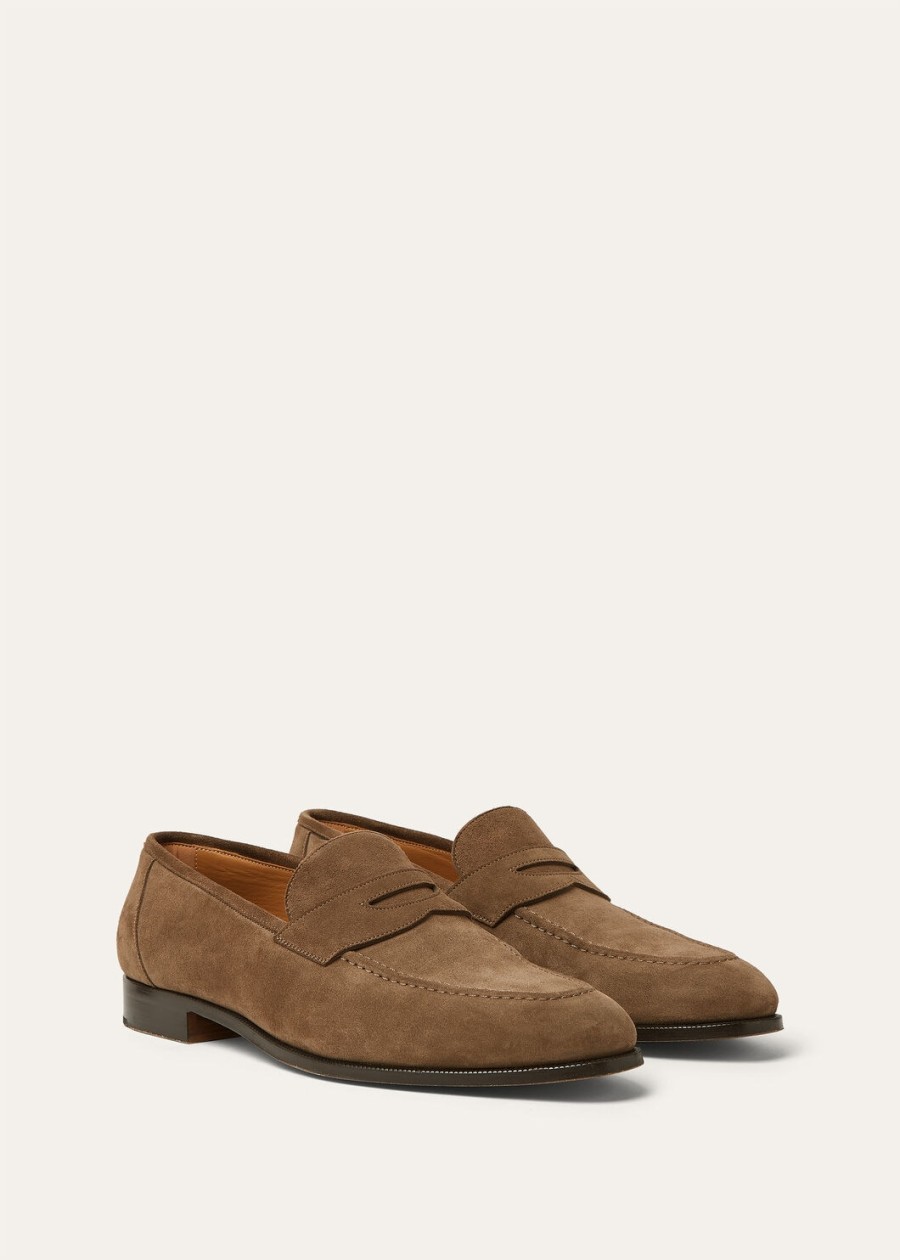 sergio loafer van oxford leer in de kleur dusk
