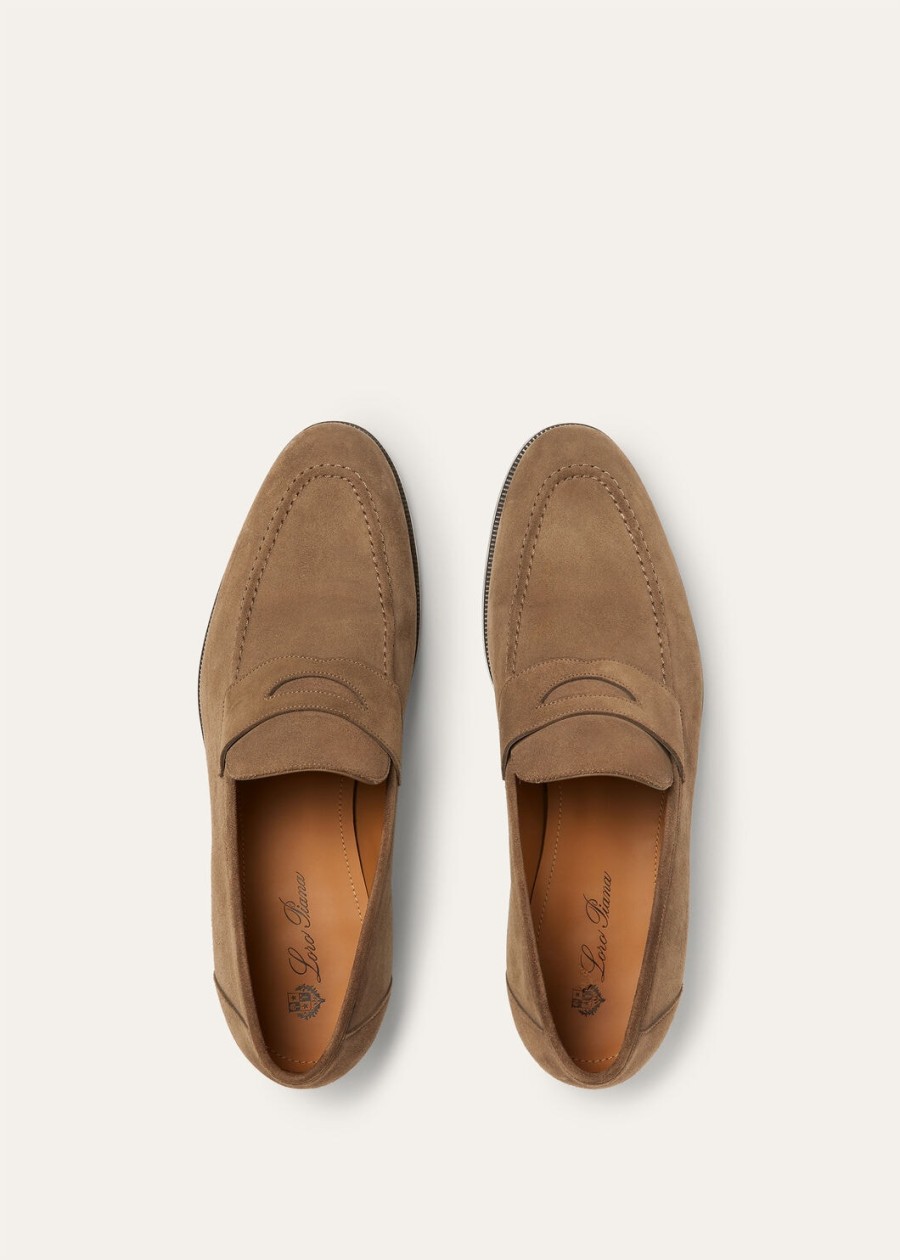 sergio loafer van oxford leer in de kleur dusk