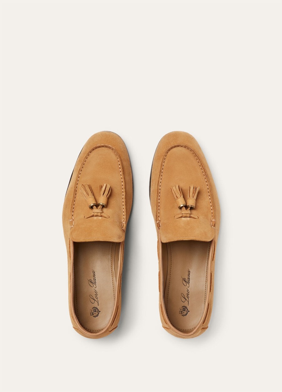 francis walk classic camel calfskin loafer