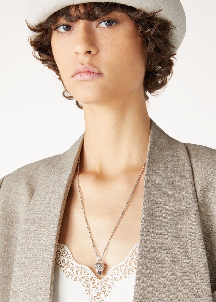 cardo ketting messing antiek zilver