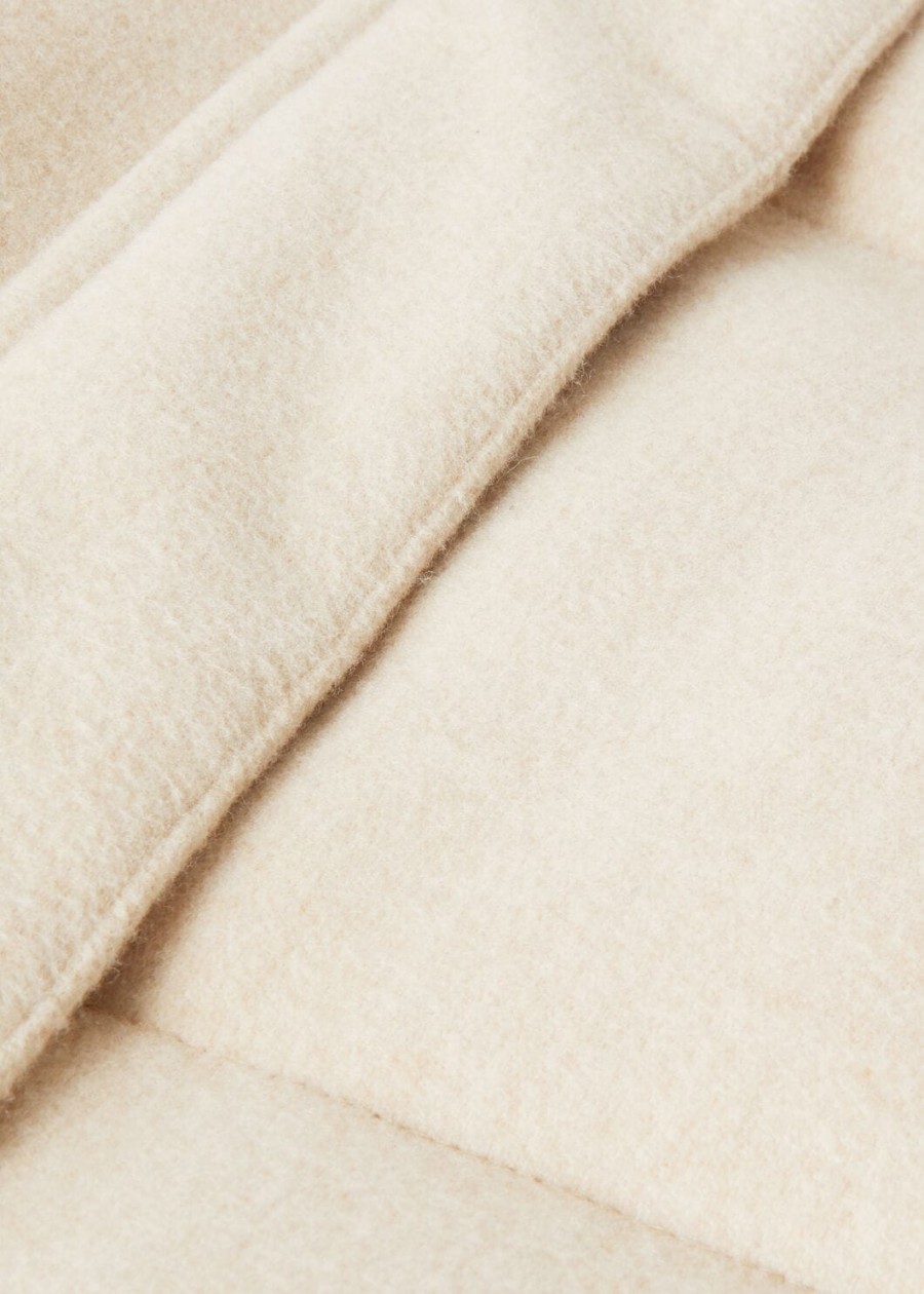 jools cashmere natural melange donsjas
