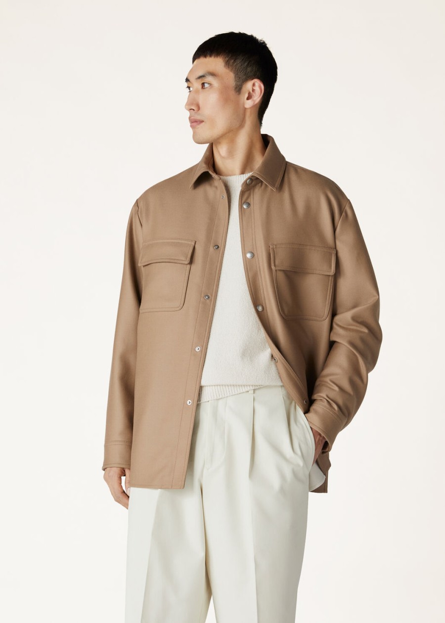 the gift of kings botan overshirt elm tree brownniveous