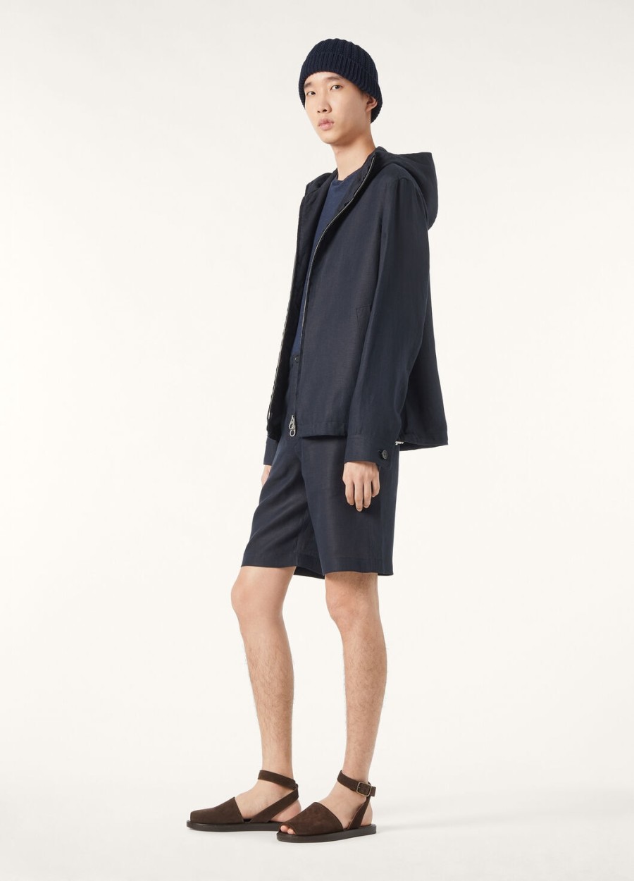 dennis blouson in marineblauw