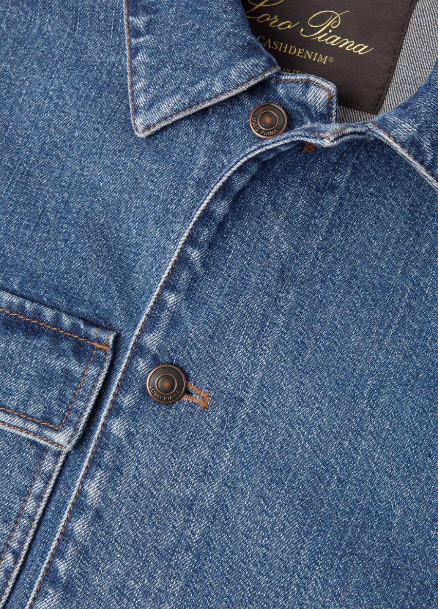 frem blue stone washed katoenen kasjmierjas