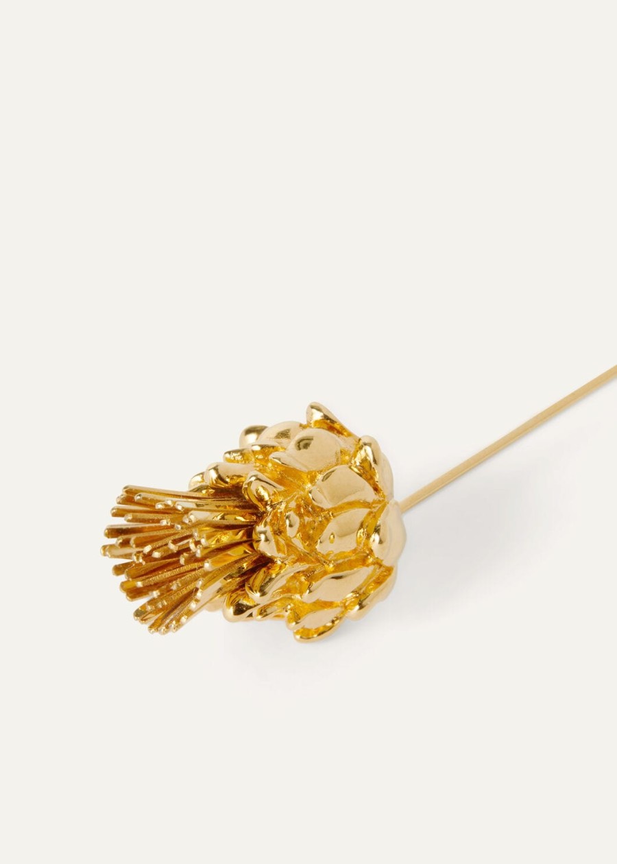 cardo pin messing sieraden zon goud