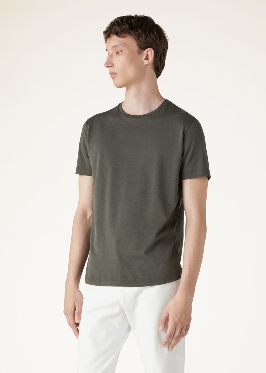 zacht t-shirt van katoen zijde en chlorofyl.