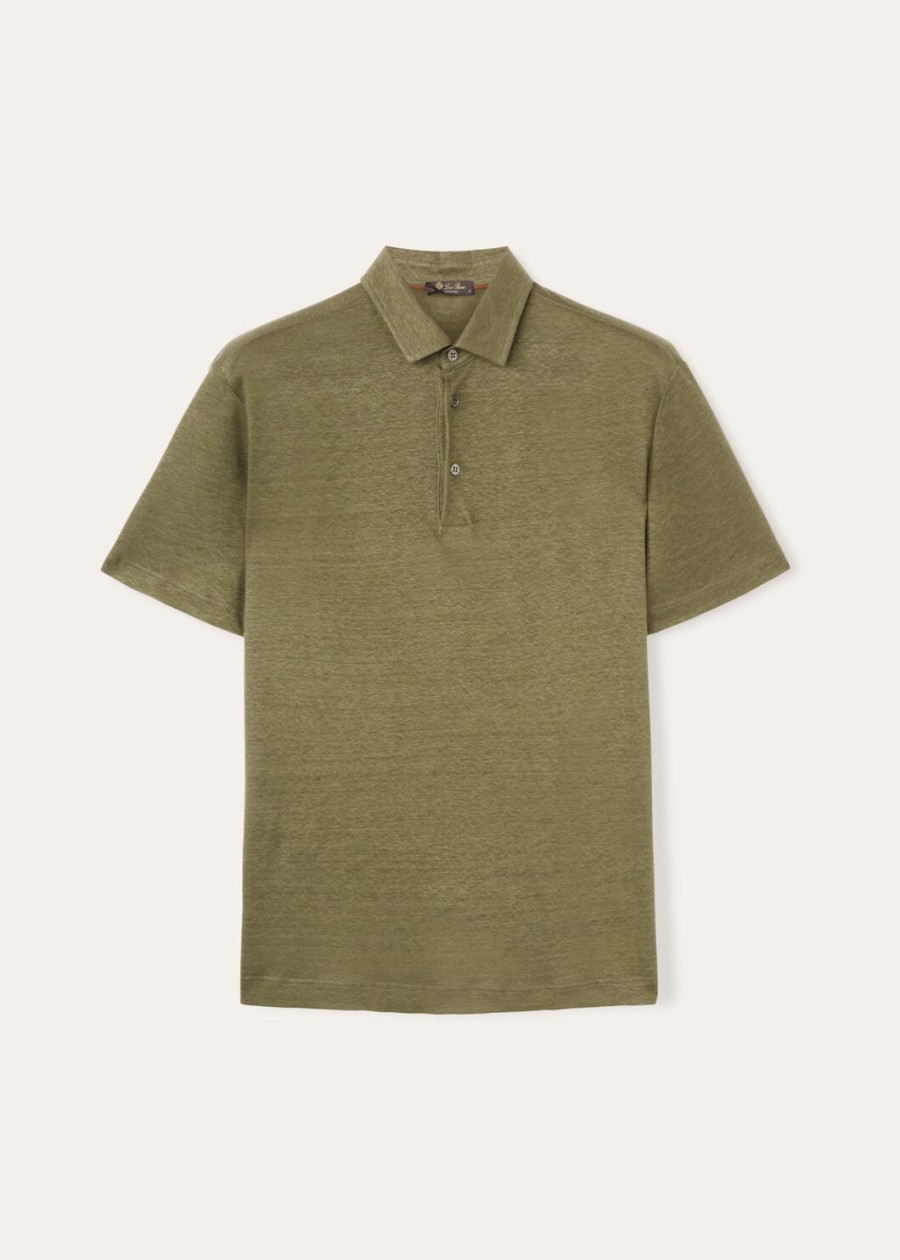 moerasgroene poloshirt
