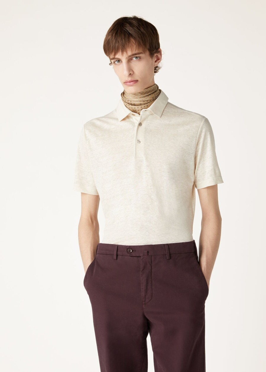poloshirt in winterzand