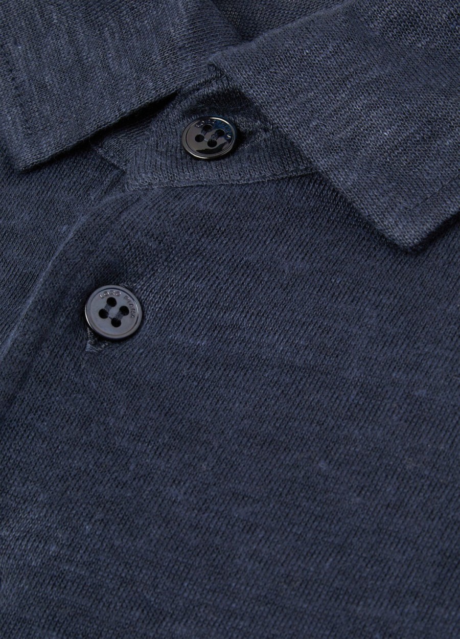 marineblauwe poloshirt