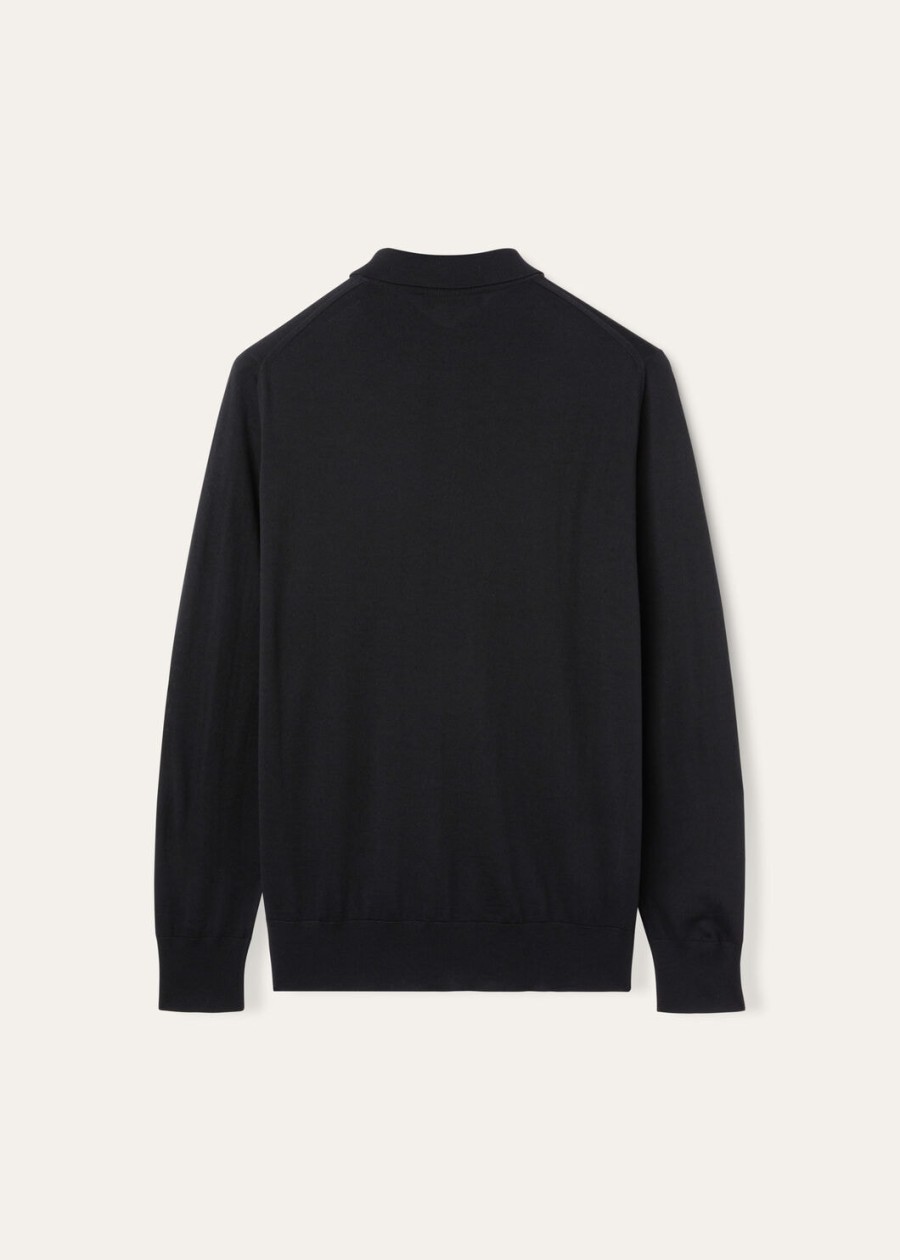 polo wish wollen zwart