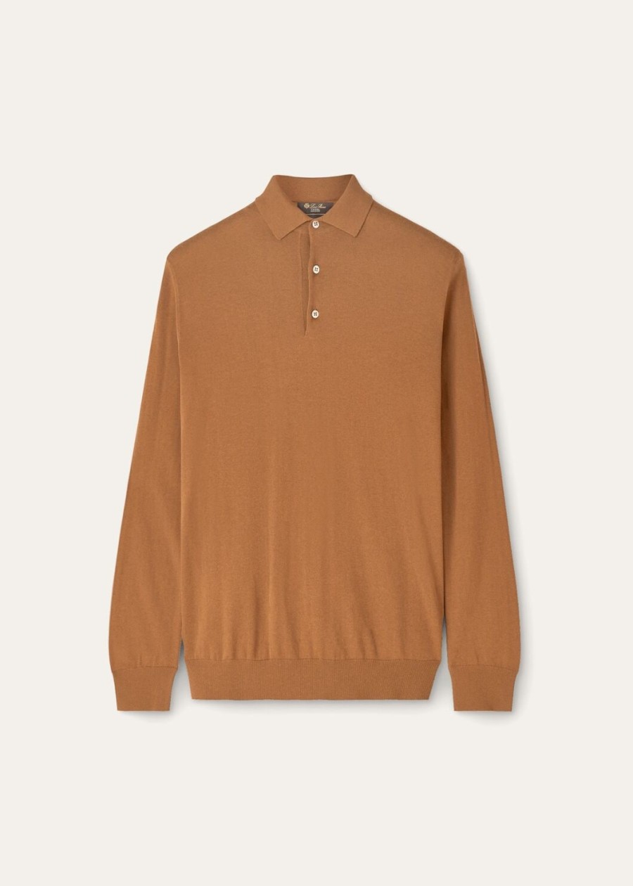 casual poloshirt vicuña donker vicuña
