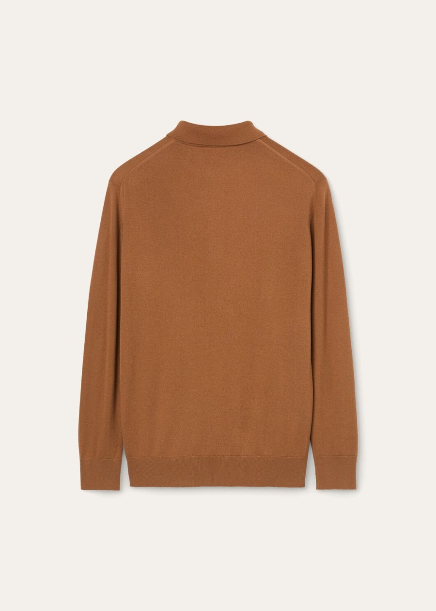 casual poloshirt vicuña donker vicuña
