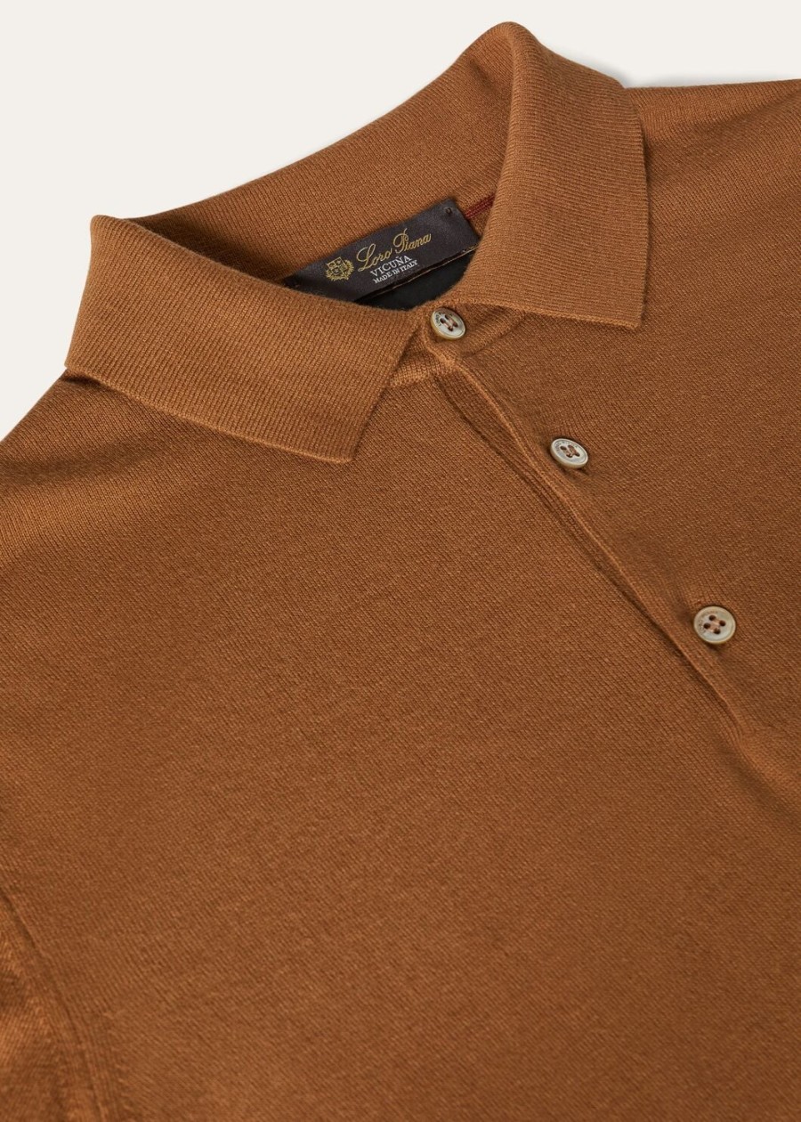 casual poloshirt vicuña donker vicuña