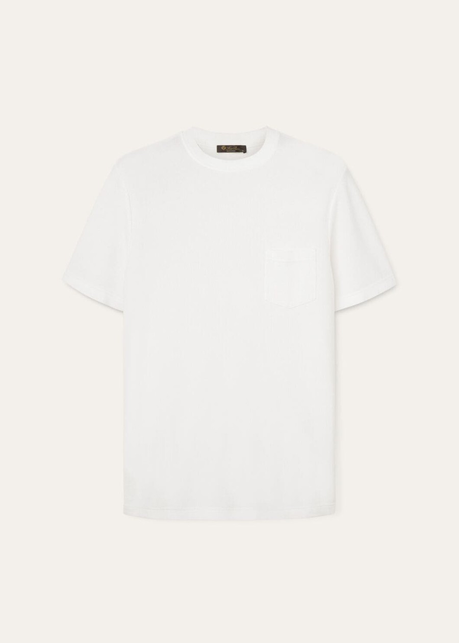 lemme katoenen t-shirt optisch wit