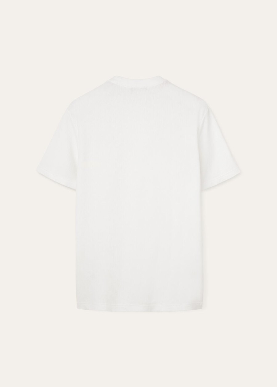 lemme katoenen t-shirt optisch wit
