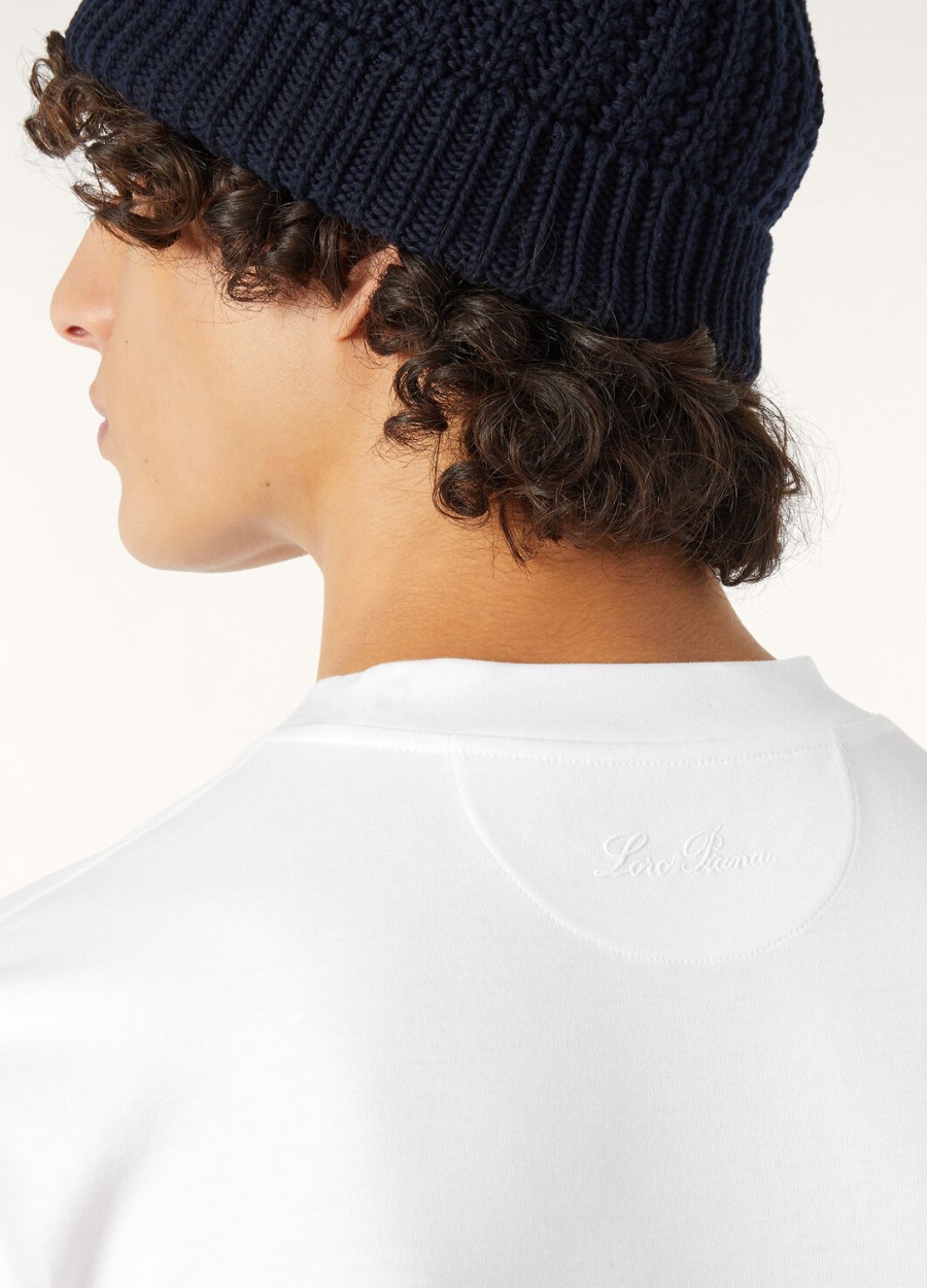 ray cotton t-shirt optisch wit