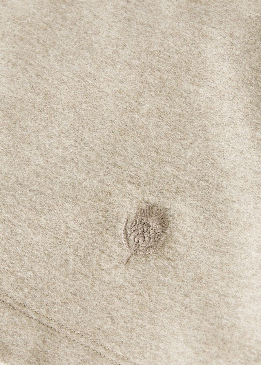 corte cashmere polo shirt van onbewerkt kasjmier