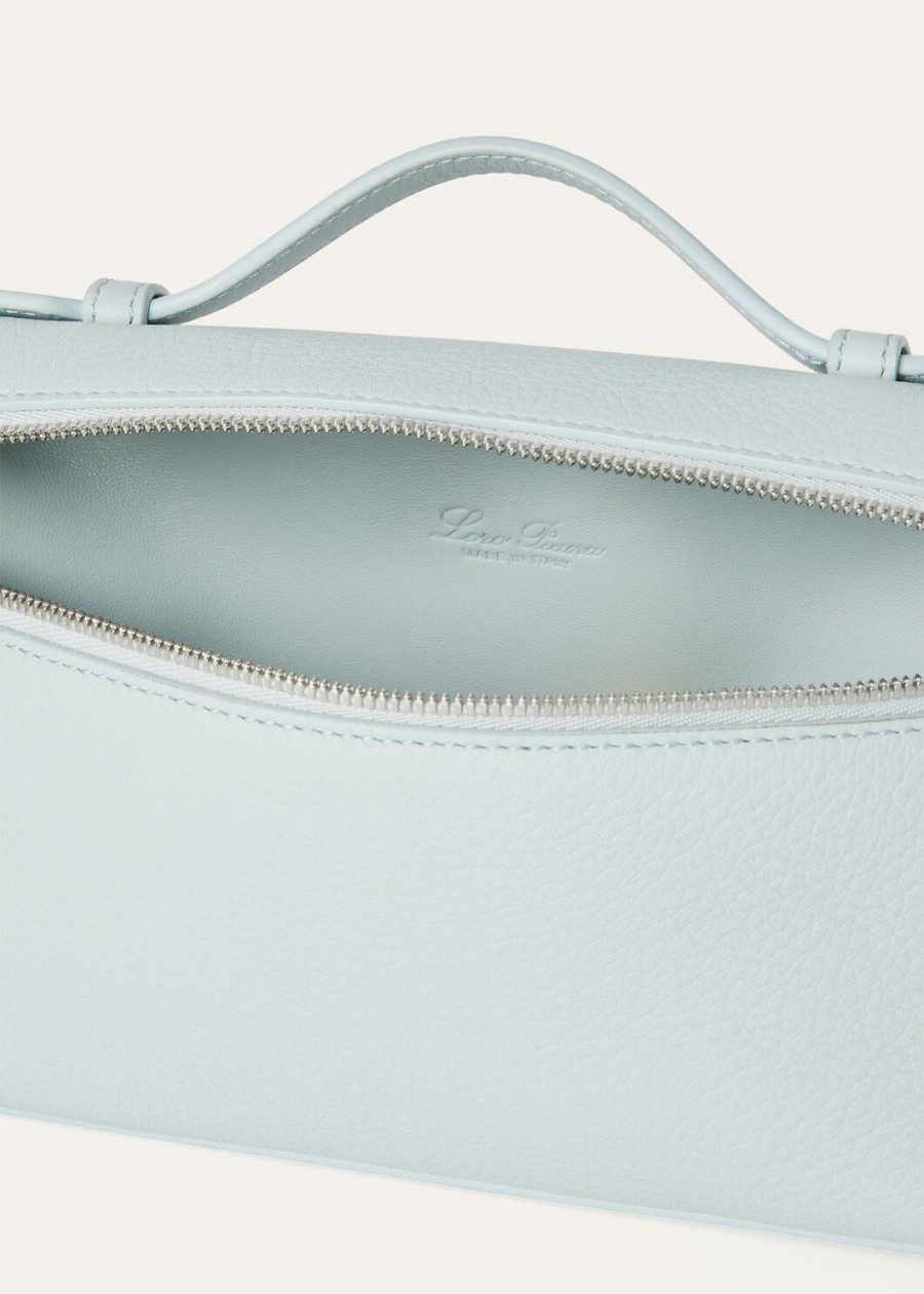 extra vak l19 in minty breeze generfd kalfsleerantiek zilver