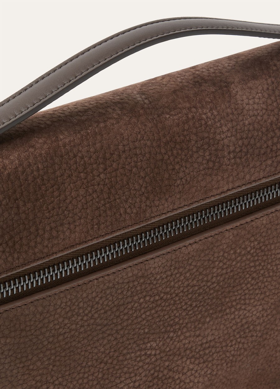 extra hoes l29 in getint kalfsleerdonkere chocoladeonyx