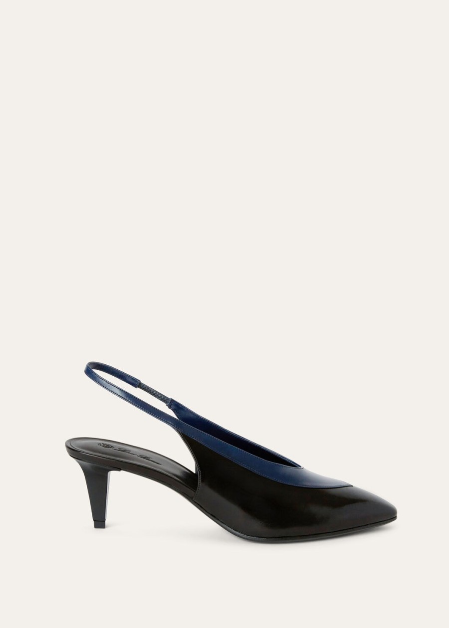 rebecca slingback zwart kalfsleerink bottle
